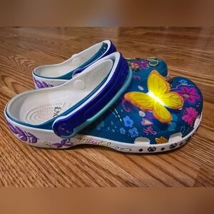 Crocs Encanto Kids' Colorful Butterfly Clogs